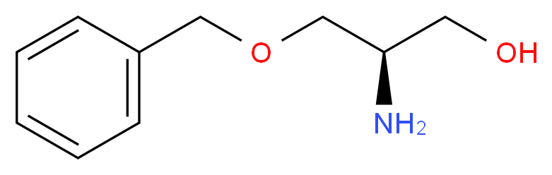(R)-(+)-2-氨基-3-苄氧基-1-丙醇_分子结构_CAS_58577-87-0)