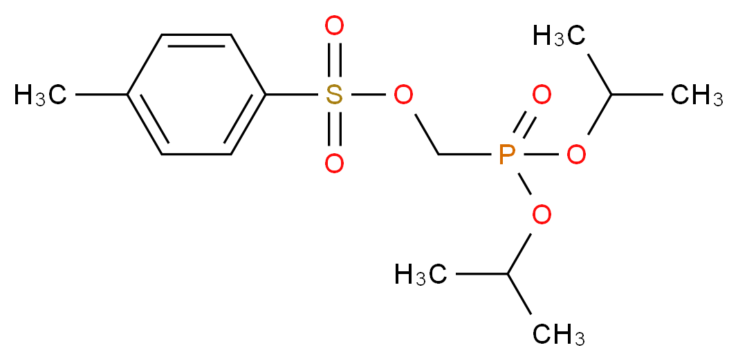 bis(propan-2-yl) [(4-methylbenzenesulfonyl)oxy]methanephosphonate_分子结构_CAS_35717-98-7