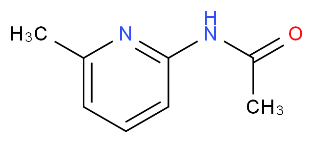 N-(6-methylpyridin-2-yl)acetamide_分子结构_CAS_5327-33-3