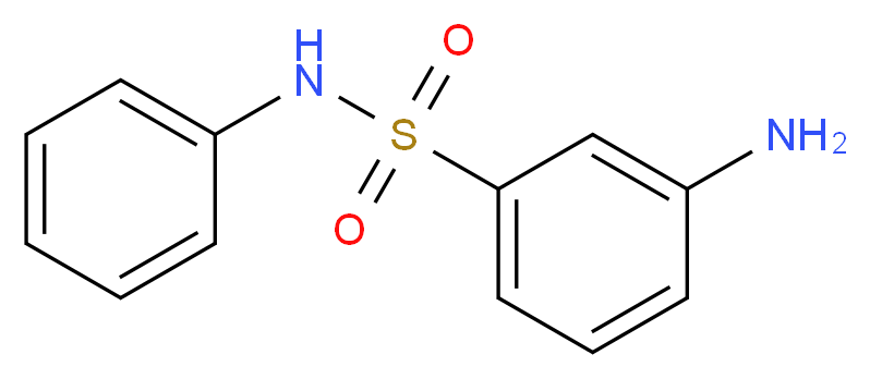 3-Amino-N-phenylbenzenesulfonamide_分子结构_CAS_80-21-7)