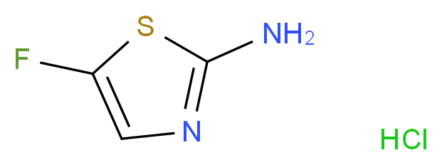 5-fluoro-1,3-thiazol-2-amine hydrochloride_分子结构_CAS_745053-64-9