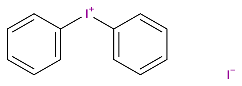 diphenyliodanium iodide_分子结构_CAS_2217-79-0