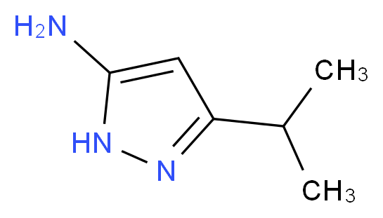 3-(propan-2-yl)-1H-pyrazol-5-amine_分子结构_CAS_56367-24-9