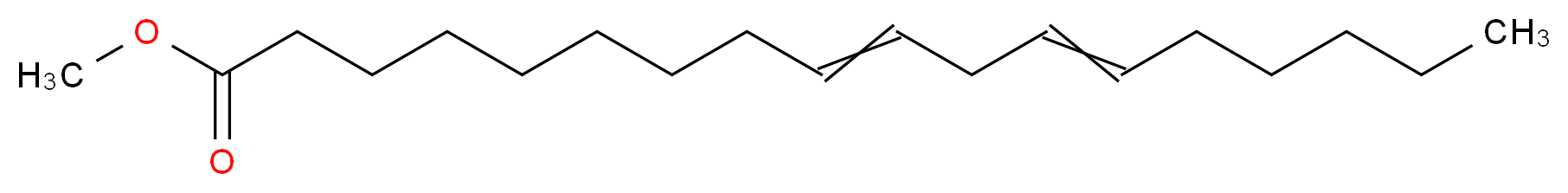 methyl (9E,12E)-octadeca-9,12-dienoate_分子结构_CAS_2566-97-4