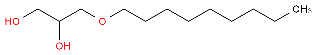 3-(Nonyloxy)propane-1,2-diol_分子结构_CAS_113676-50-9)