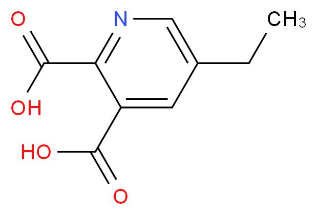 5-乙基吡啶-2,3-二羧酸_分子结构_CAS_102268-15-5)