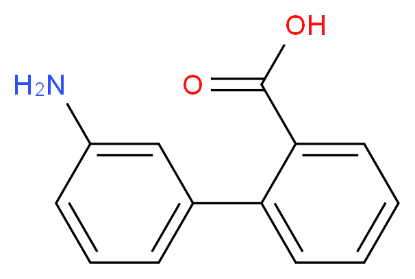 2-(3-aminophenyl)benzoic acid_分子结构_CAS_67856-54-6