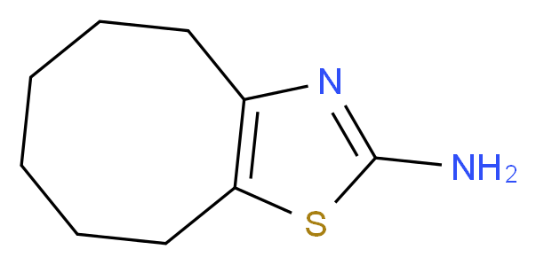 4H,5H,6H,7H,8H,9H-cycloocta[d][1,3]thiazol-2-amine_分子结构_CAS_27461-00-3