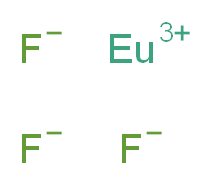 无水氟化铕(III), REacton&reg;_分子结构_CAS_13765-25-8)