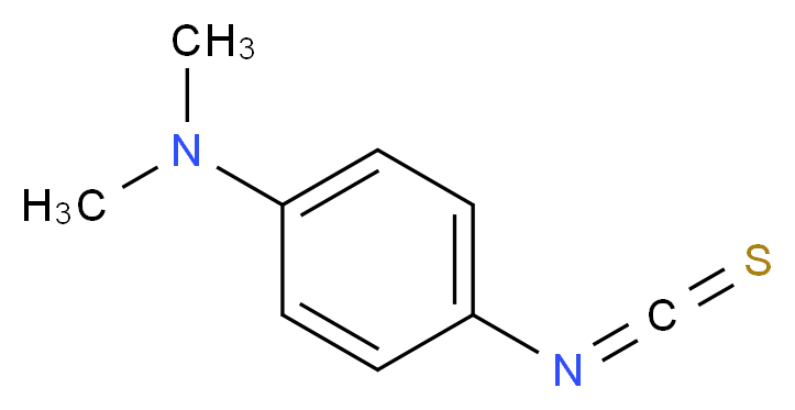 4-二甲氨基苯基硫代异氰酸酯_分子结构_CAS_2131-64-8)