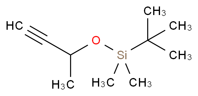 2-叔丁基二甲基硅氧基丁-3-炔_分子结构_CAS_125494-93-1)