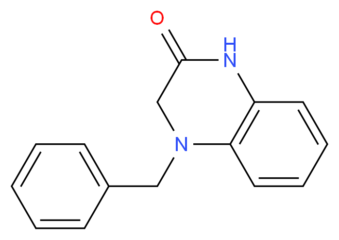 4-benzyl-1,2,3,4-tetrahydroquinoxalin-2-one_分子结构_CAS_106595-91-9