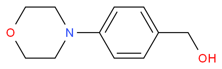 [(4-Morpholin-4-yl)phenyl]methanol_分子结构_CAS_280556-71-0)