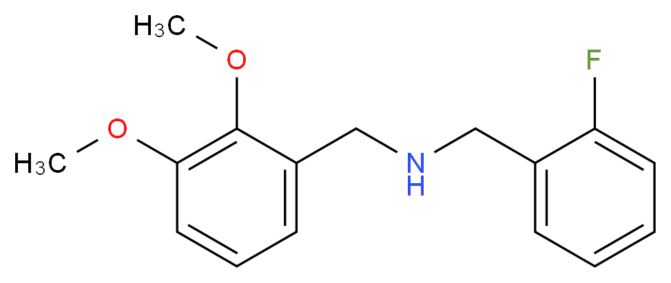 (2,3-dimethoxybenzyl)(2-fluorobenzyl)amine_分子结构_CAS_355382-01-3)