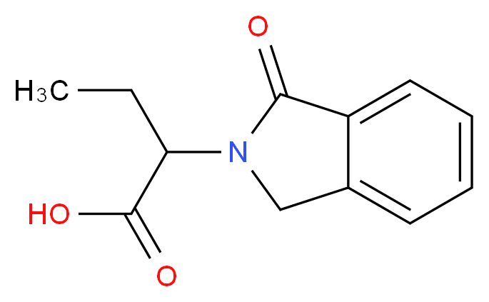 2-(1-oxo-1,3-dihydro-2H-isoindol-2-yl)butanoic acid_分子结构_CAS_950252-65-0)
