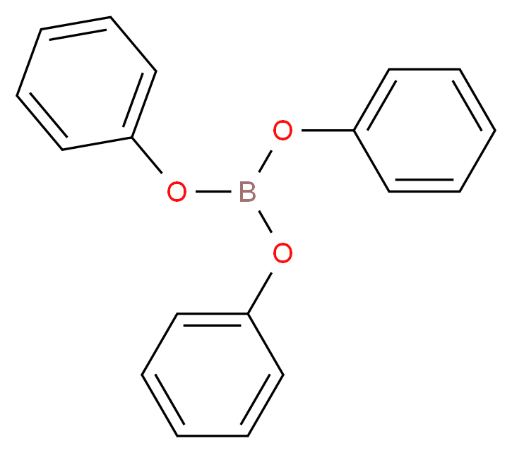 三苯基硼酸酯_分子结构_CAS_1095-03-0)