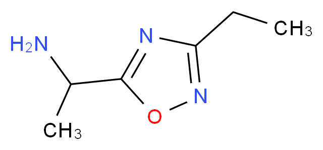 1-(3-ethyl-1,2,4-oxadiazol-5-yl)ethanamine_分子结构_CAS_936940-40-8)