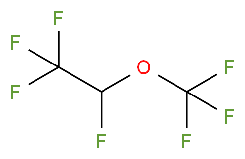 1,2,2,2-Tetrafluoroethyl trifluoromethyl ether_分子结构_CAS_2356-62-9)