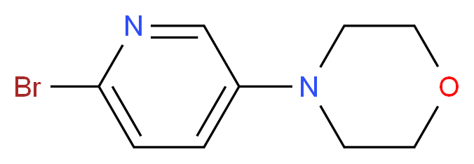 4-(6-Bromopyridin-3-yl)morpholine_分子结构_CAS_952582-08-0)