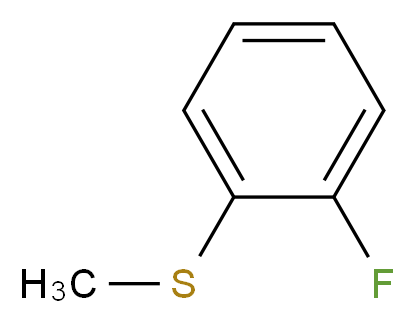 1-fluoro-2-(methylsulfanyl)benzene_分子结构_CAS_655-20-9