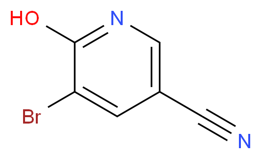 5-bromo-6-hydroxypyridine-3-carbonitrile_分子结构_CAS_19840-44-9