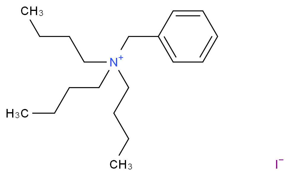 benzyltributylazanium iodide_分子结构_CAS_60754-76-9
