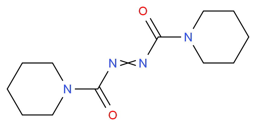 1,1'-(Azodicarbonyl)dipiperidine_分子结构_CAS_10465-81-3)