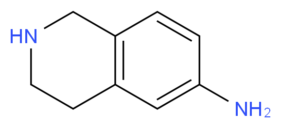 1,2,3,4-tetrahydroisoquinolin-6-amine_分子结构_CAS_72299-67-3