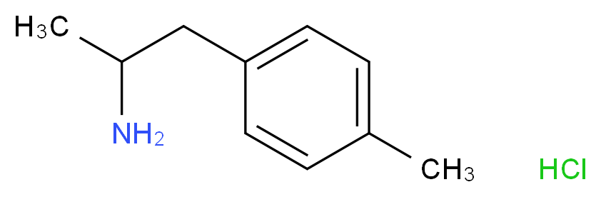 rac 4-Methylamphetamine Hydrochloride _分子结构_CAS_41632-56-8)