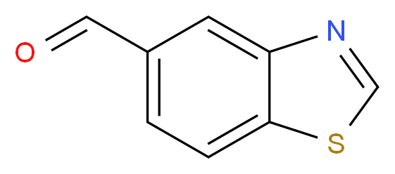 1,3-benzothiazole-5-carbaldehyde_分子结构_CAS_394223-38-2