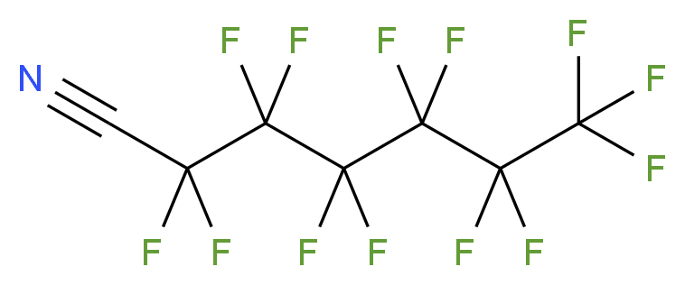 tridecafluoroheptanenitrile_分子结构_CAS_62038-08-8