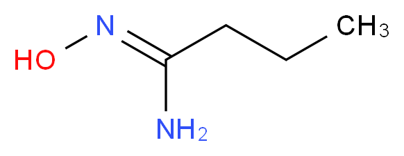 N-Hydroxy-butyramidine_分子结构_CAS_27620-10-6)