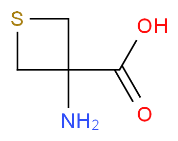 3-aminothietane-3-carboxylic acid_分子结构_CAS_138650-26-7