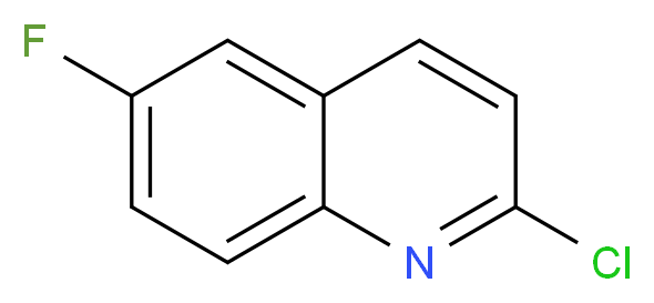 2-Chloro-6-fluoroquinoline_分子结构_CAS_77119-53-0)