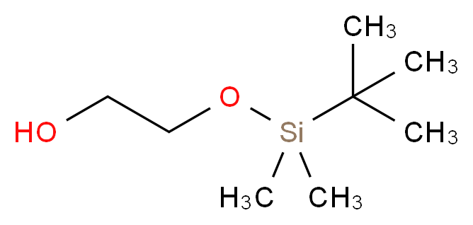 2-tert-Butyldimethylsilyloxyethanol_分子结构_CAS_102229-10-7)