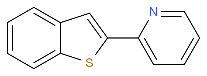 2-(1-benzothiophen-2-yl)pyridine_分子结构_CAS_38210-35-4