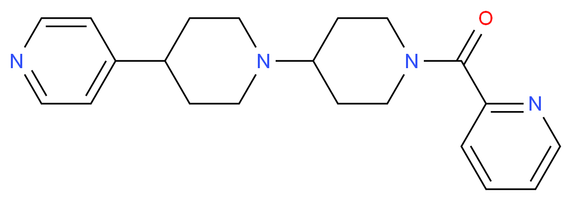 4-pyridin-4-yl-1'-(pyridin-2-ylcarbonyl)-1,4'-bipiperidine_分子结构_CAS_)