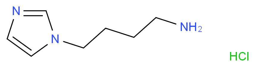 4-Imidazol-1-yl-butylamine hydrochloride_分子结构_CAS_)
