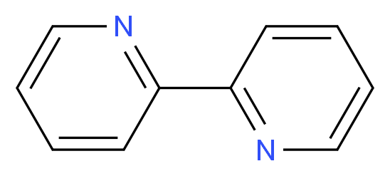 2-(pyridin-2-yl)pyridine_分子结构_CAS_366-18-7