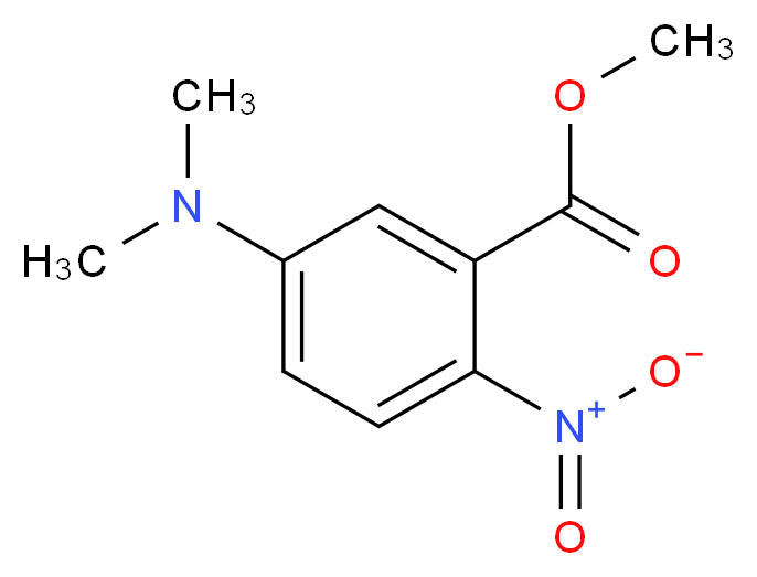 Methyl 5-(dimethylamino)-2-nitrobenzenecarboxylate_分子结构_CAS_749863-29-4)