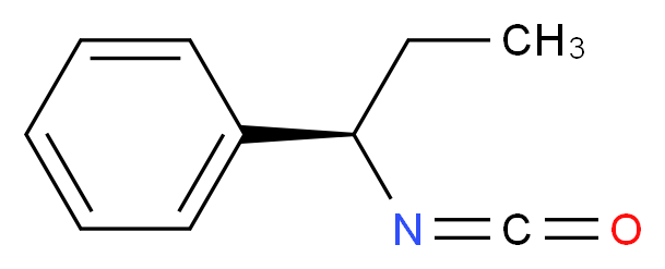 (R)-(+)-1-异氰酸苯丙酯_分子结构_CAS_164033-11-8)