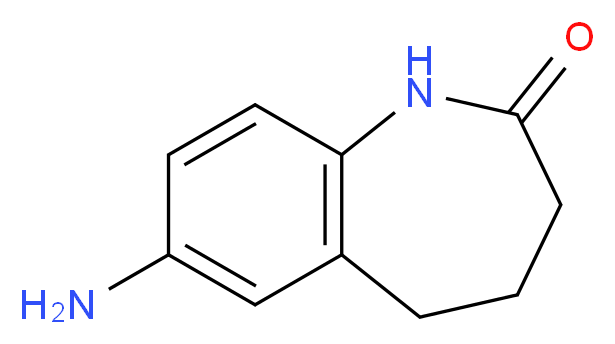 7-amino-2,3,4,5-tetrahydro-1H-1-benzazepin-2-one_分子结构_CAS_)