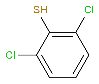 2,6-二氯苯硫酚_分子结构_CAS_24966-39-0)