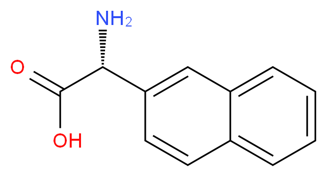 (R)-AMINO-NAPHTHALEN-2-YL-ACETIC ACID_分子结构_CAS_93779-34-1)