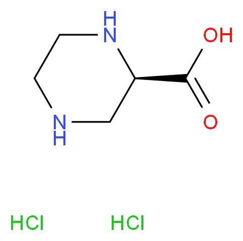 (R)-piperazine-2-carboxylic acid dihydrochloride_分子结构_CAS_126330-90-3)