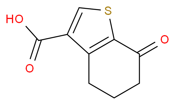 7-oxo-4,5,6,7-tetrahydro-1-benzothiophene-3-carboxylic acid_分子结构_CAS_96334-46-2