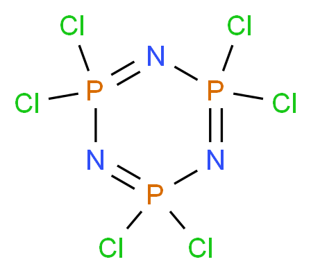 hexachloro-1,3,5,2$l^{5},4$l^{5},6$l^{5}-triazatriphosphinine_分子结构_CAS_940-71-6