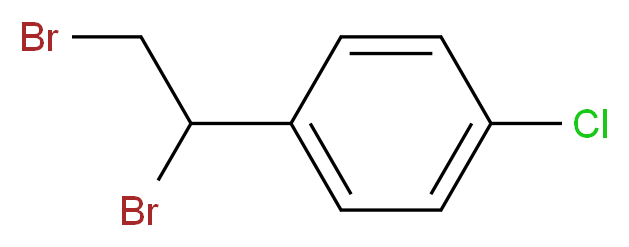 1-chloro-4-(1,2-dibromoethyl)benzene_分子结构_CAS_23135-16-2