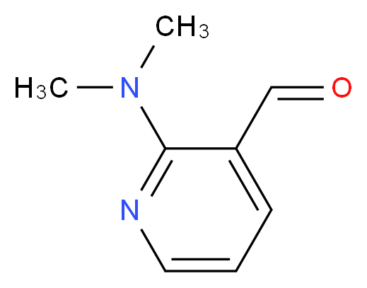 2-(Dimethylamino)nicotinaldehyde_分子结构_CAS_)