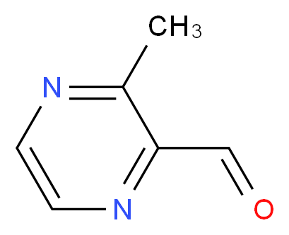 2-PYRAZINECARBOXALDEHYDE, 3-METHYL-_分子结构_CAS_25513-93-3)